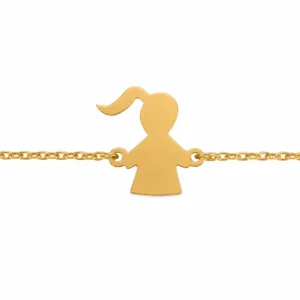 Girl Silhouette Bracelet