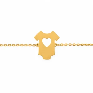 Baby Onesie Heart Bracelet