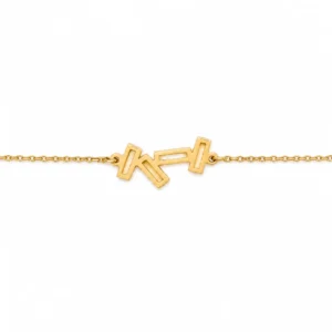 Beautifully Broken Geometric Bracelet