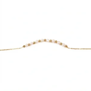Pearl and Bead Chain Bracelet
